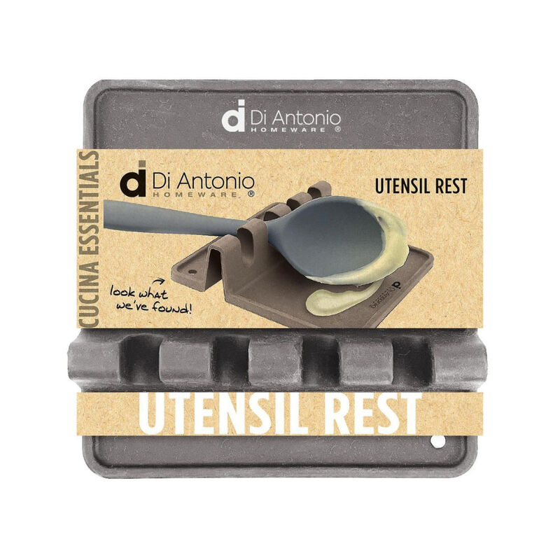 Di Antonio Utensil Rest Charcoal Grey 135x135mm image number 1